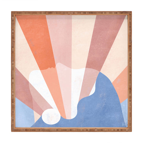 Maggie Stephenson Look at the bright side Square Tray