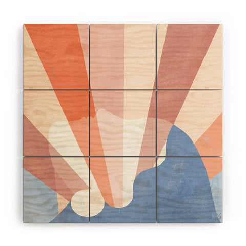 Maggie Stephenson Look at the bright side Wood Wall Mural