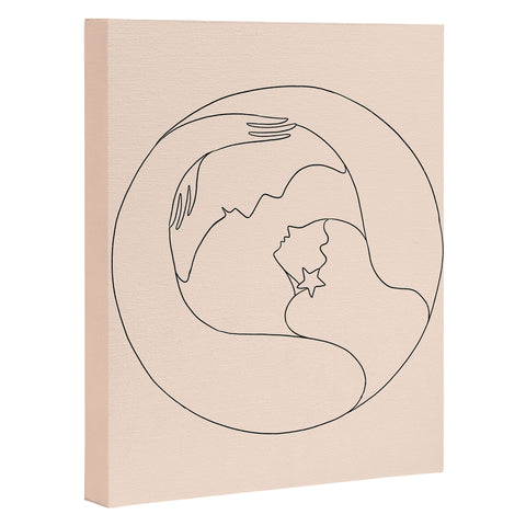 Maggie Stephenson Moon lover Art Canvas