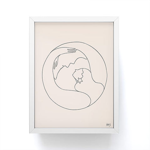 Maggie Stephenson Moon lover Framed Mini Art Print