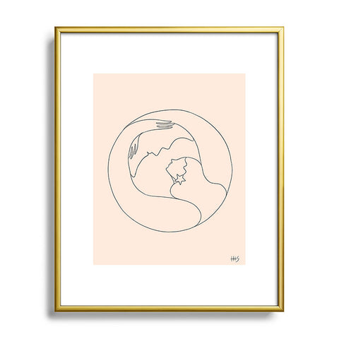 Maggie Stephenson Moon lover Metal Framed Art Print