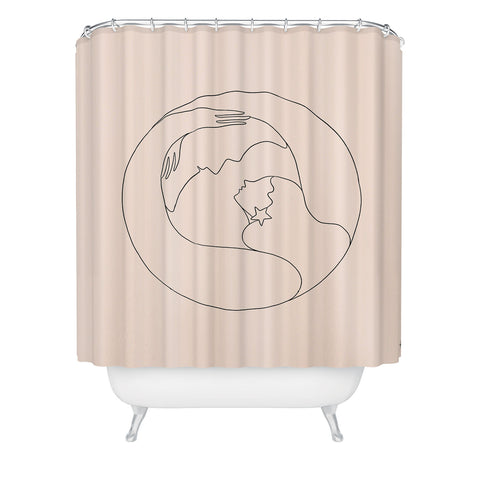 Maggie Stephenson Moon lover Shower Curtain