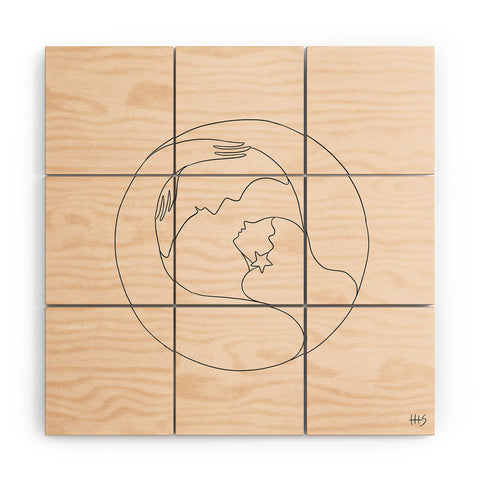 Maggie Stephenson Moon lover Wood Wall Mural