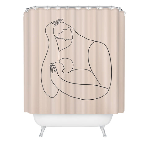 Maggie Stephenson Mother and child Shower Curtain