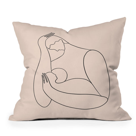 Maggie Stephenson Mother and child Throw Pillow