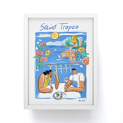 Maggie Stephenson Saint Tropez Framed Mini Art Print