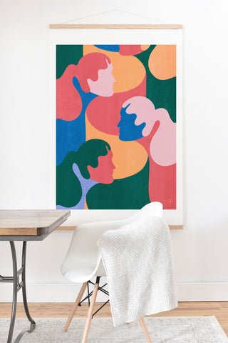 Maggie Stephenson Shape Play 3 Art Print And Hanger