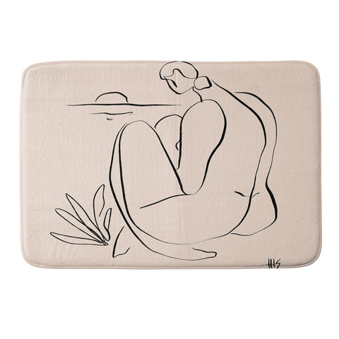Maggie Stephenson Summer Lines 16 Memory Foam Bath Mat