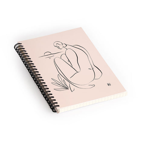 Maggie Stephenson Summer Lines 16 Spiral Notebook