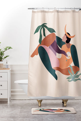 Maggie Stephenson Taurus 2 Shower Curtain And Mat