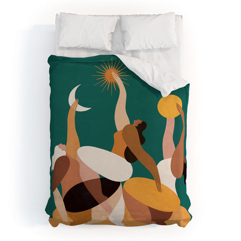 Maggie Stephenson The moon always changes so can we Duvet Cover