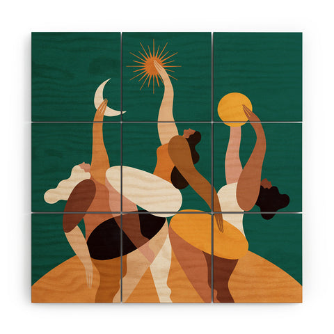 Maggie Stephenson The moon always changes so can we Wood Wall Mural