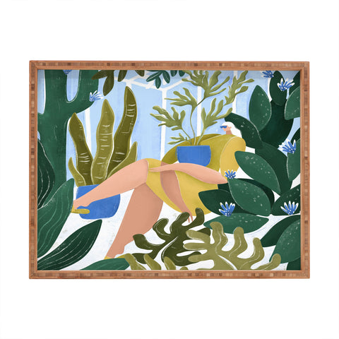 Maggie Stephenson They grow up so fast Rectangular Tray