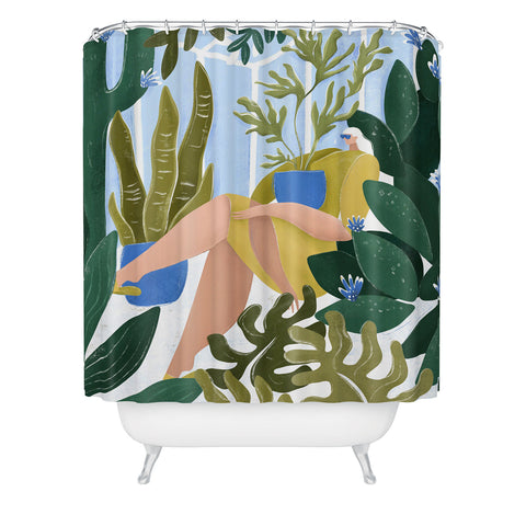 Maggie Stephenson They grow up so fast Shower Curtain