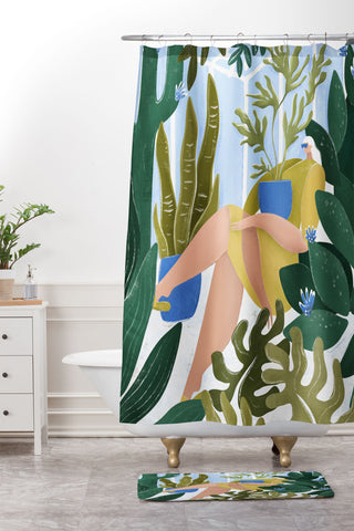 Maggie Stephenson They grow up so fast Shower Curtain And Mat