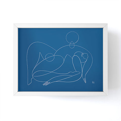 Maggie Stephenson tidal wave Framed Mini Art Print