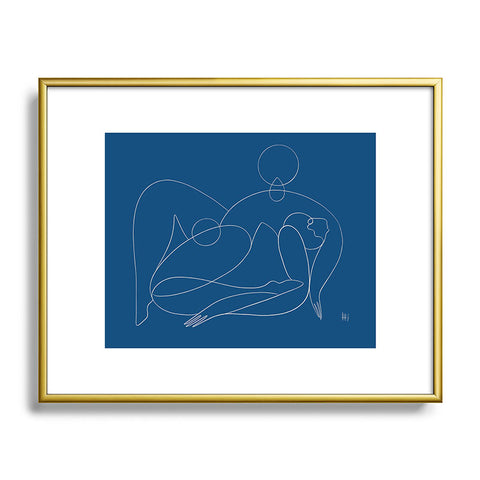 Maggie Stephenson tidal wave Metal Framed Art Print