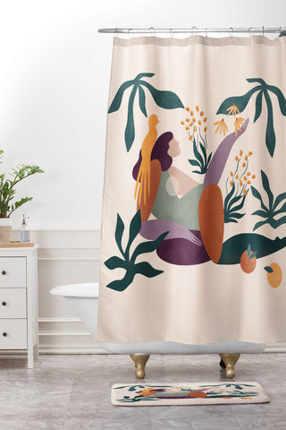 Maggie Stephenson Virgo 2 Shower Curtain And Mat