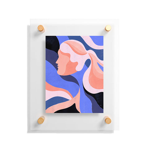 Maggie Stephenson Waves of change Floating Acrylic Print