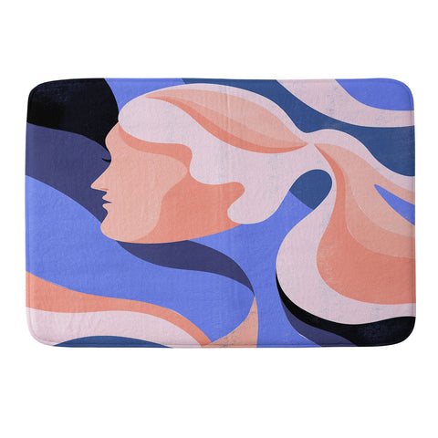Maggie Stephenson Waves of change Memory Foam Bath Mat