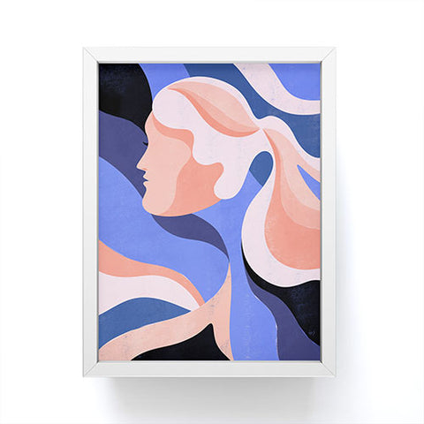 Maggie Stephenson Waves of change Framed Mini Art Print