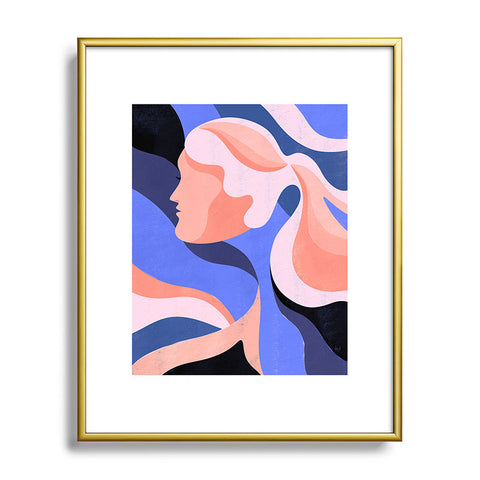 Maggie Stephenson Waves of change Metal Framed Art Print