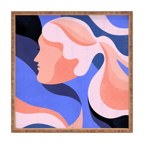 Maggie Stephenson Waves of change Square Tray