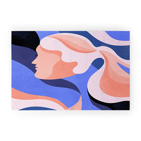 Maggie Stephenson Waves of change Welcome Mat