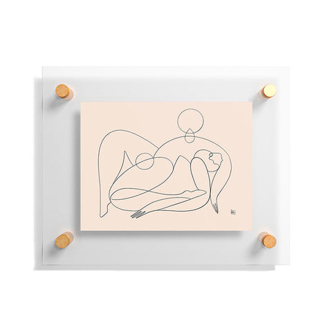 Maggie Stephenson Waves sunlight Floating Acrylic Print