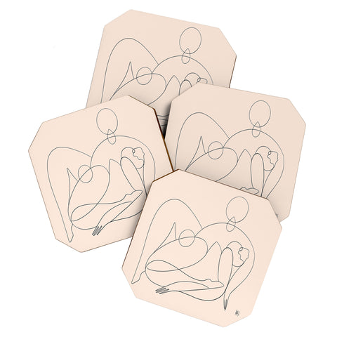 Maggie Stephenson Waves sunlight Coaster Set