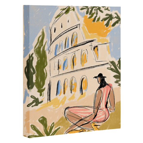 Maggie Stephenson When in Rome I Art Canvas