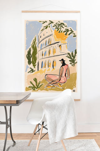 Maggie Stephenson When in Rome I Art Print And Hanger