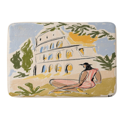 Maggie Stephenson When in Rome I Memory Foam Bath Mat