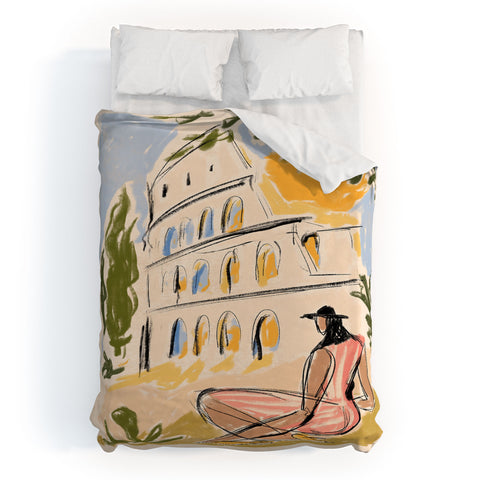 Maggie Stephenson When in Rome I Duvet Cover