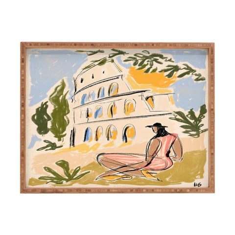 Maggie Stephenson When in Rome I Rectangular Tray