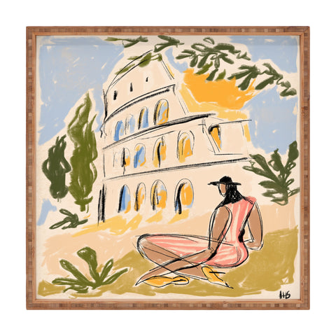 Maggie Stephenson When in Rome I Square Tray