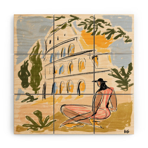 Maggie Stephenson When in Rome I Wood Wall Mural