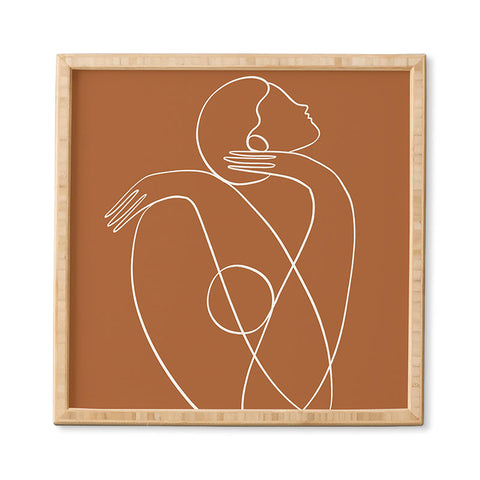 Maggie Stephenson You are doing great rust Framed Wall Art