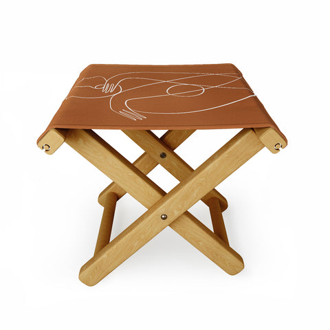 Maggie Stephenson You are doing great rust Folding Stool