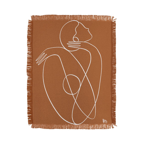 Maggie Stephenson You are doing great rust Throw Blanket