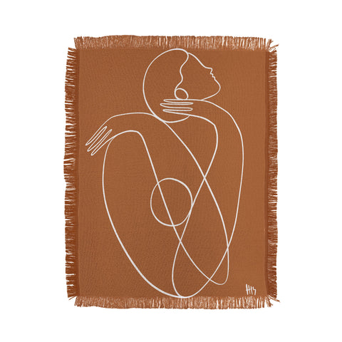 Maggie Stephenson You are doing great rust Throw Blanket