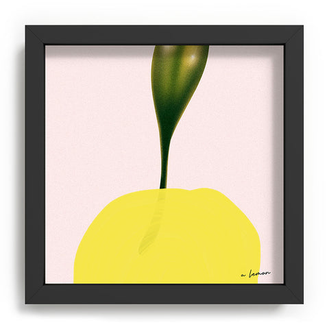 Mambo Art Studio A Lemon Recessed Framing Square
