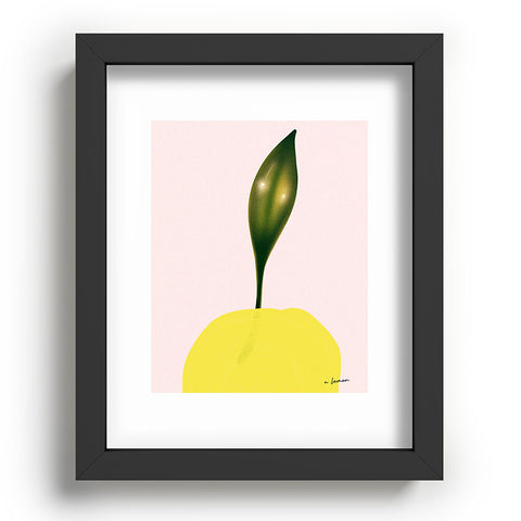 Mambo Art Studio A Lemon Recessed Framing Rectangle