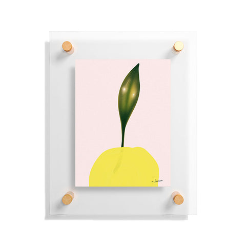 Mambo Art Studio A Lemon Floating Acrylic Print