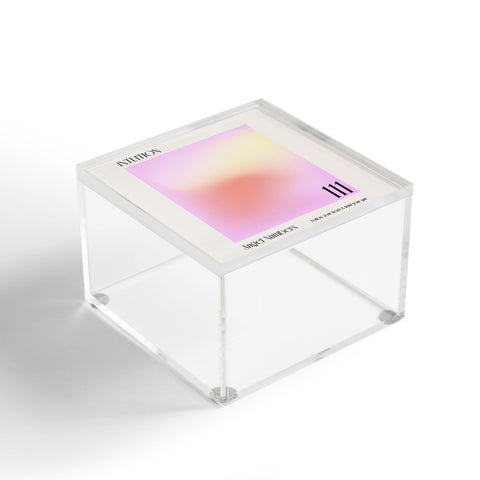 Mambo Art Studio Angel Numbers 111 Intuition Acrylic Box