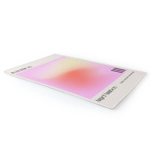 Mambo Art Studio Angel Numbers 111 Intuition Area Rug