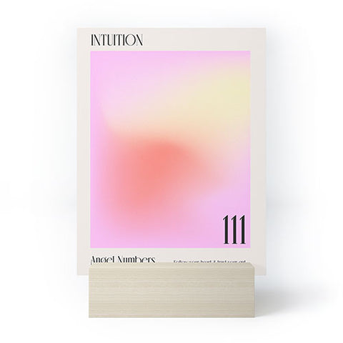 Mambo Art Studio Angel Numbers 111 Intuition Mini Art Print