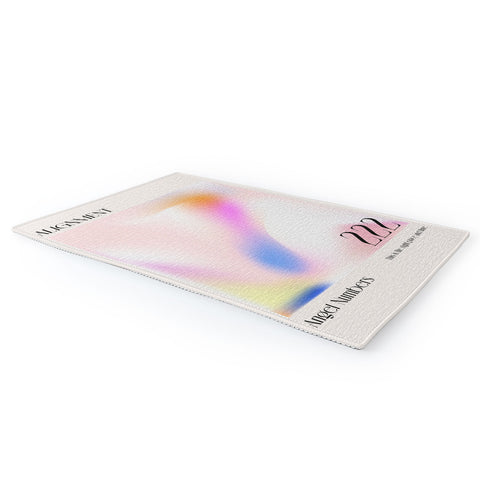 Mambo Art Studio Angel Numbers 222 Alignment Area Rug