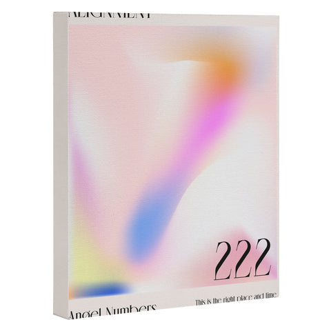 Mambo Art Studio Angel Numbers 222 Alignment Art Canvas