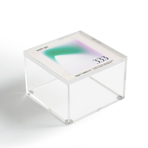 Mambo Art Studio Angel Numbers 333 Support Acrylic Box